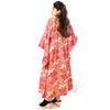 Red Cotton Crane Kimono