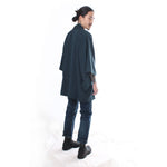 Reversible Dark Blue-Green Tiger Haori