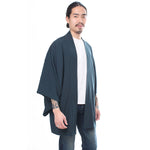 Reversible Dark Blue-Green Tiger Haori